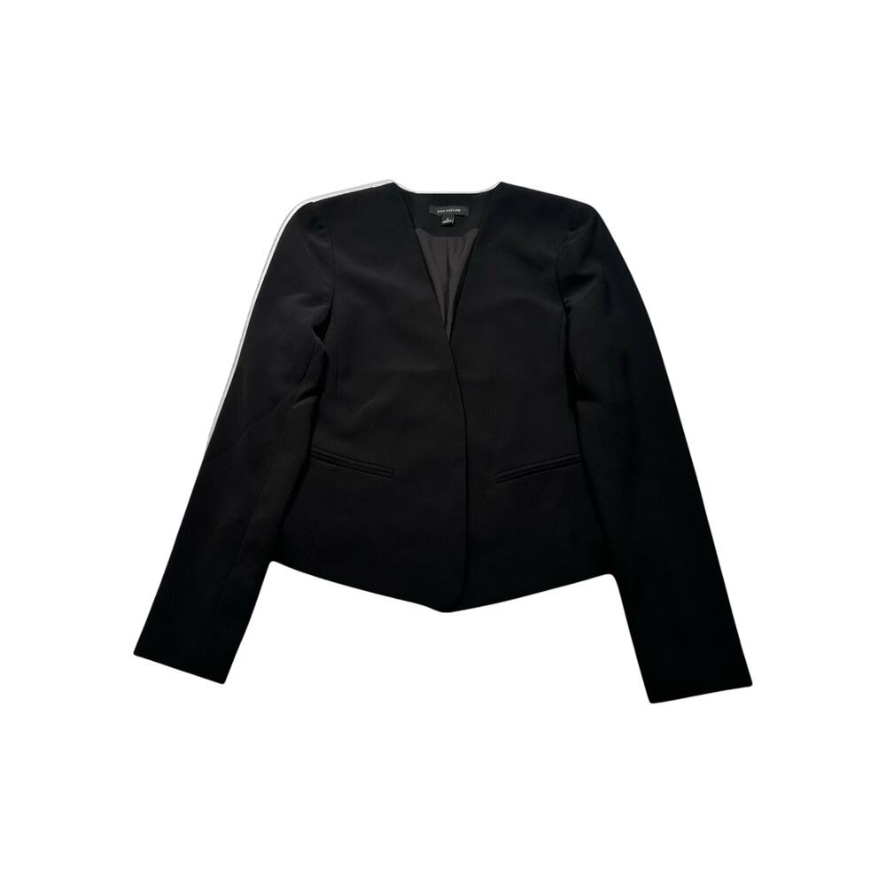 Ann Taylor Women's Open Blazer Black Suit Jacket Long Sleeve Size‎ 2 (255)